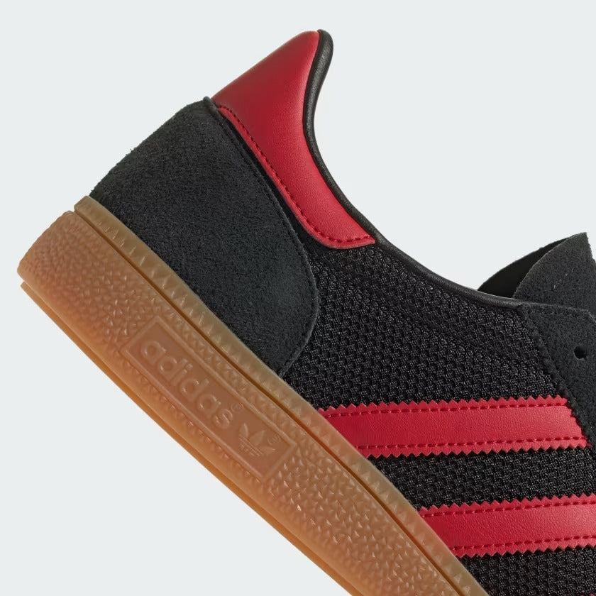 Men's Adidas Handball Spezial Shoes - Core Black/Better Scarlet/Gum