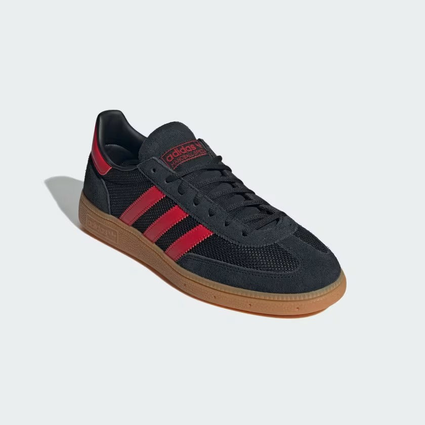 Men's Adidas Handball Spezial Shoes - Core Black/Better Scarlet/Gum