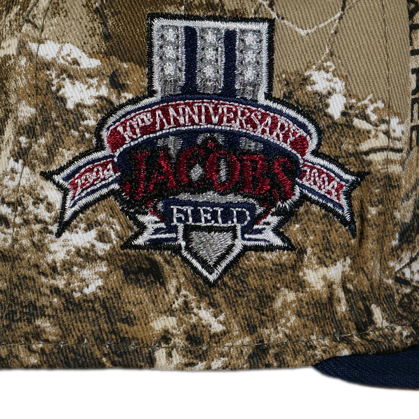 New Era Cleveland Indians 59FIFTY Fitted Hat - Camo/ Navy Blue/ Khaki