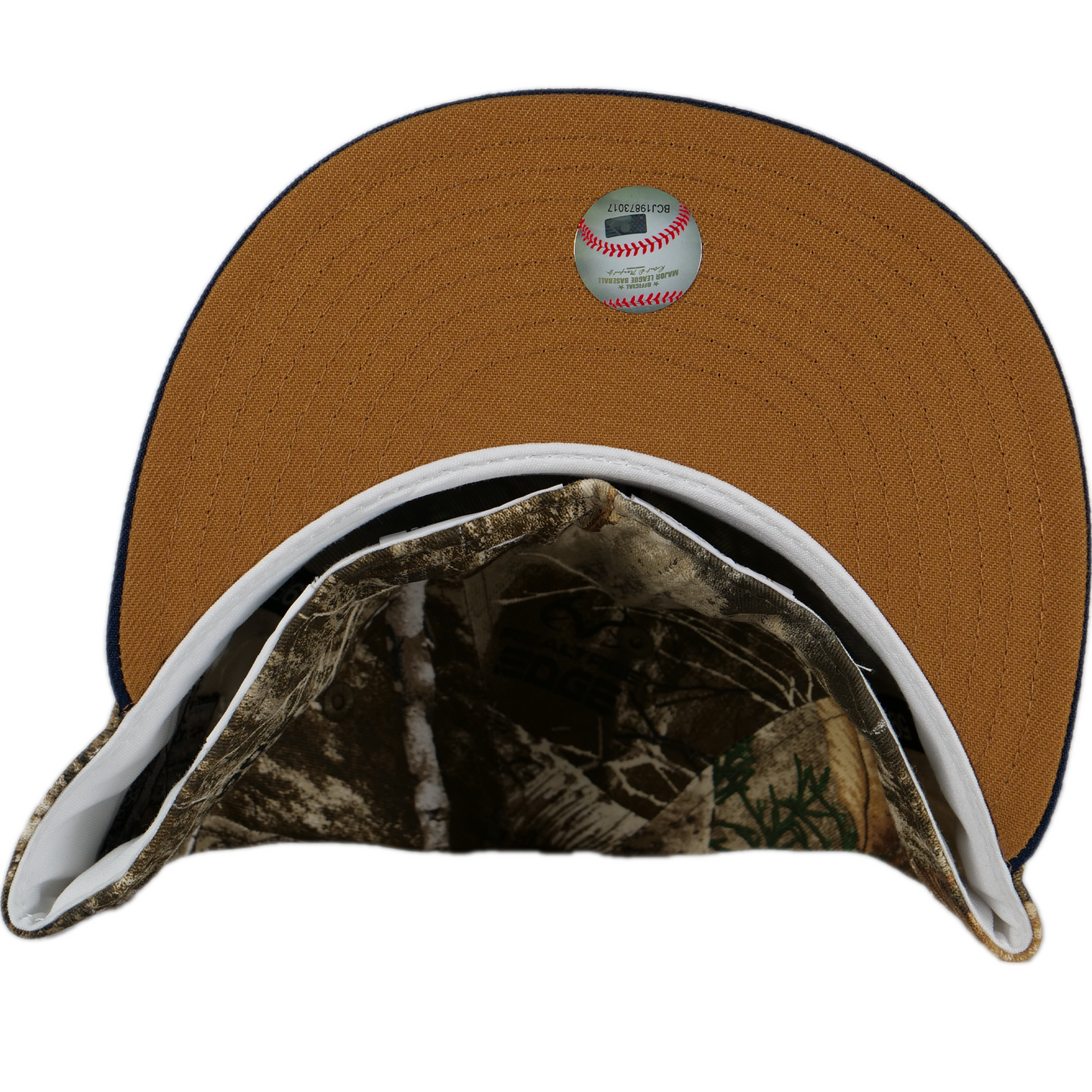 New Era Cleveland Indians 59FIFTY Fitted Hat - Camo/ Navy Blue/ Khaki
