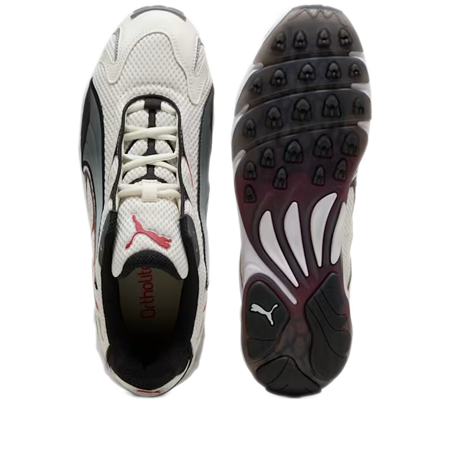 Men's Puma Inhale - Warm White/ For All Time Red