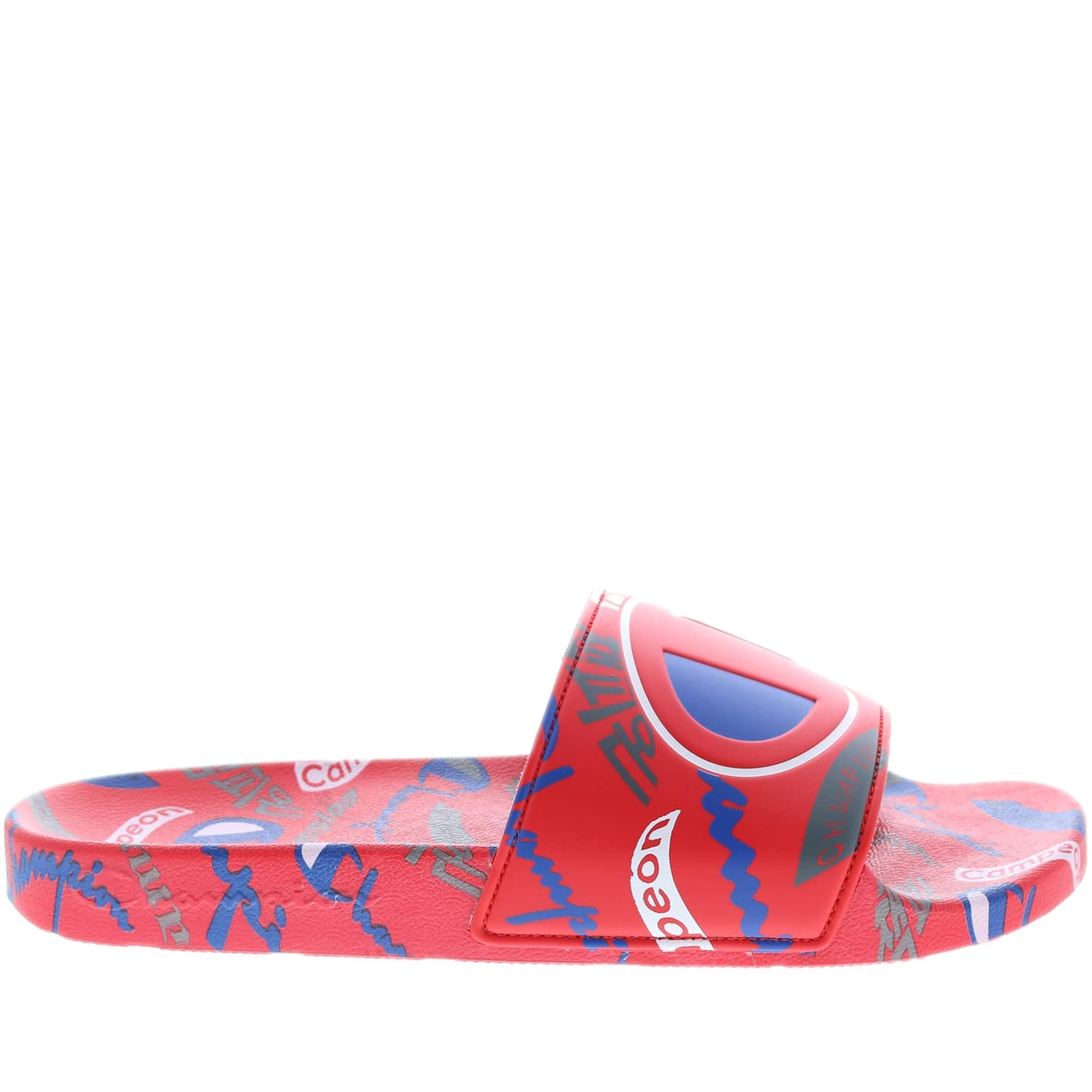 Men's Champion IPO International Slides - Scarlet/ White