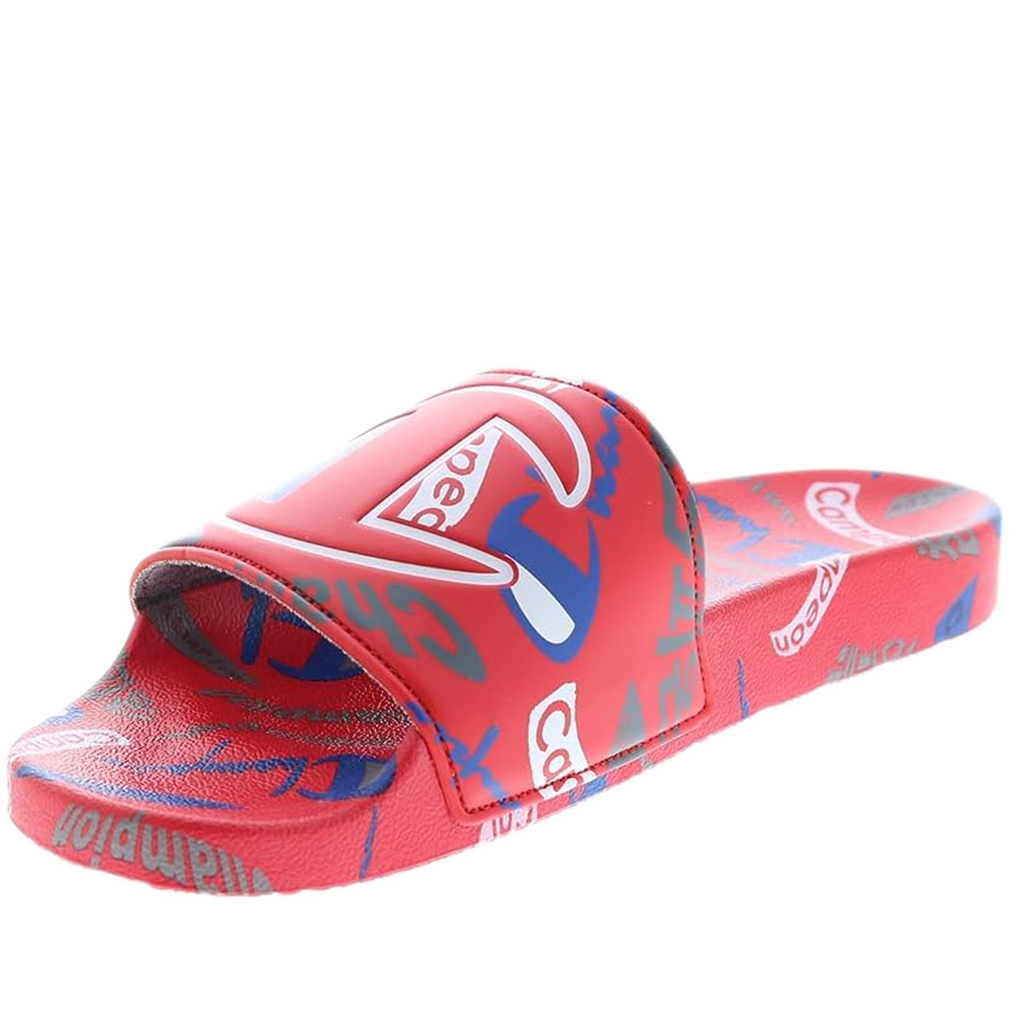 Men's Champion IPO International Slides - Scarlet/ White