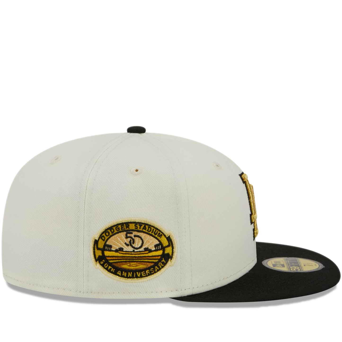 New Era Los Angeles Dodgers City Icon 59FIFTY Fitted Hat - White/ Black/ Grey