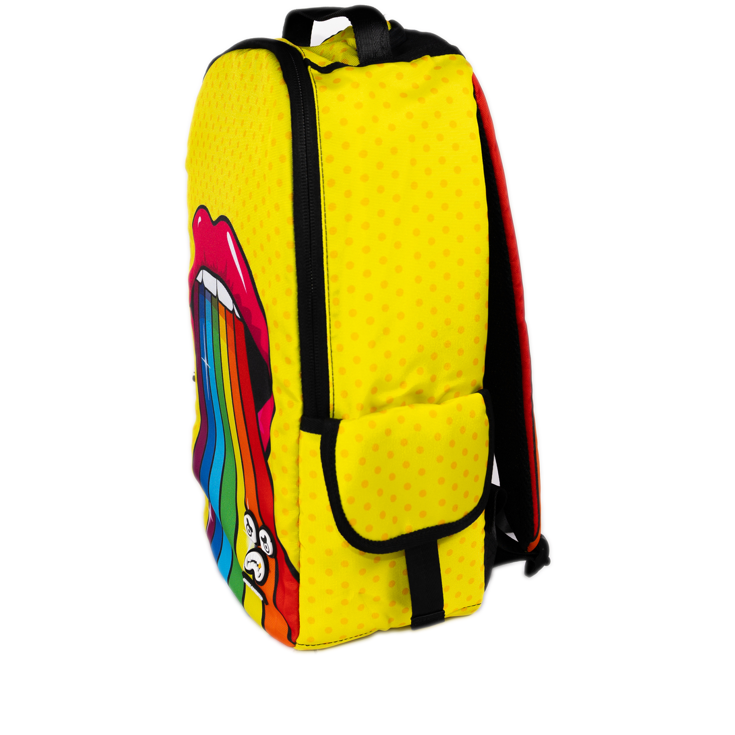 Streetz Iz Watchin Rainbow Lips Backpack - Multicolor