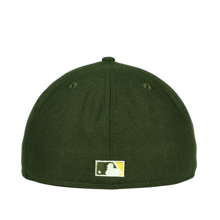 New Era Florida Marlins 1997 World Series 25th Anniversary Patch - 59FIFTY Custom Fitted Hat - Seaweed / Yellow