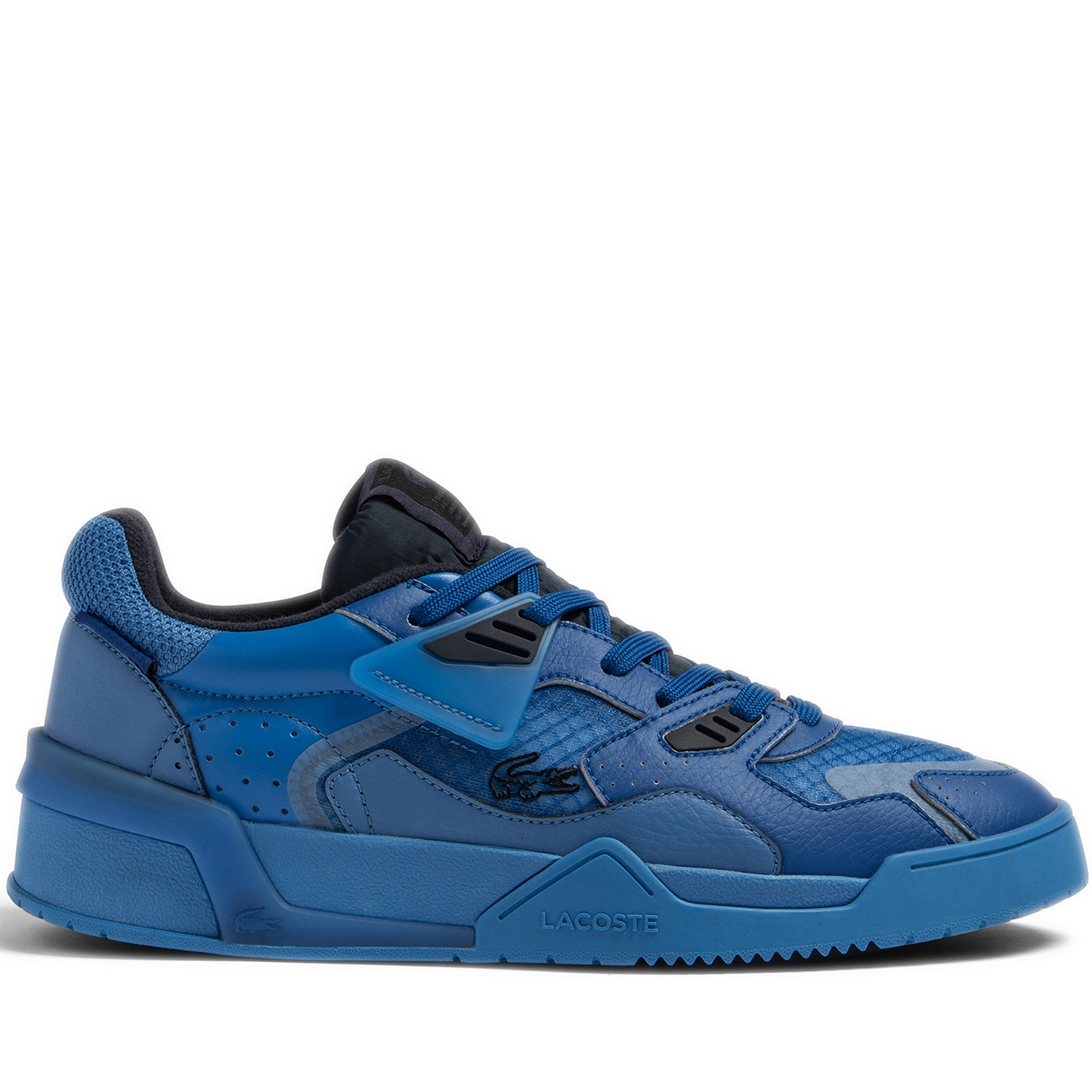 Men's Lacoste LT 125 Leather Sneakers - Blue/ Dark Blue