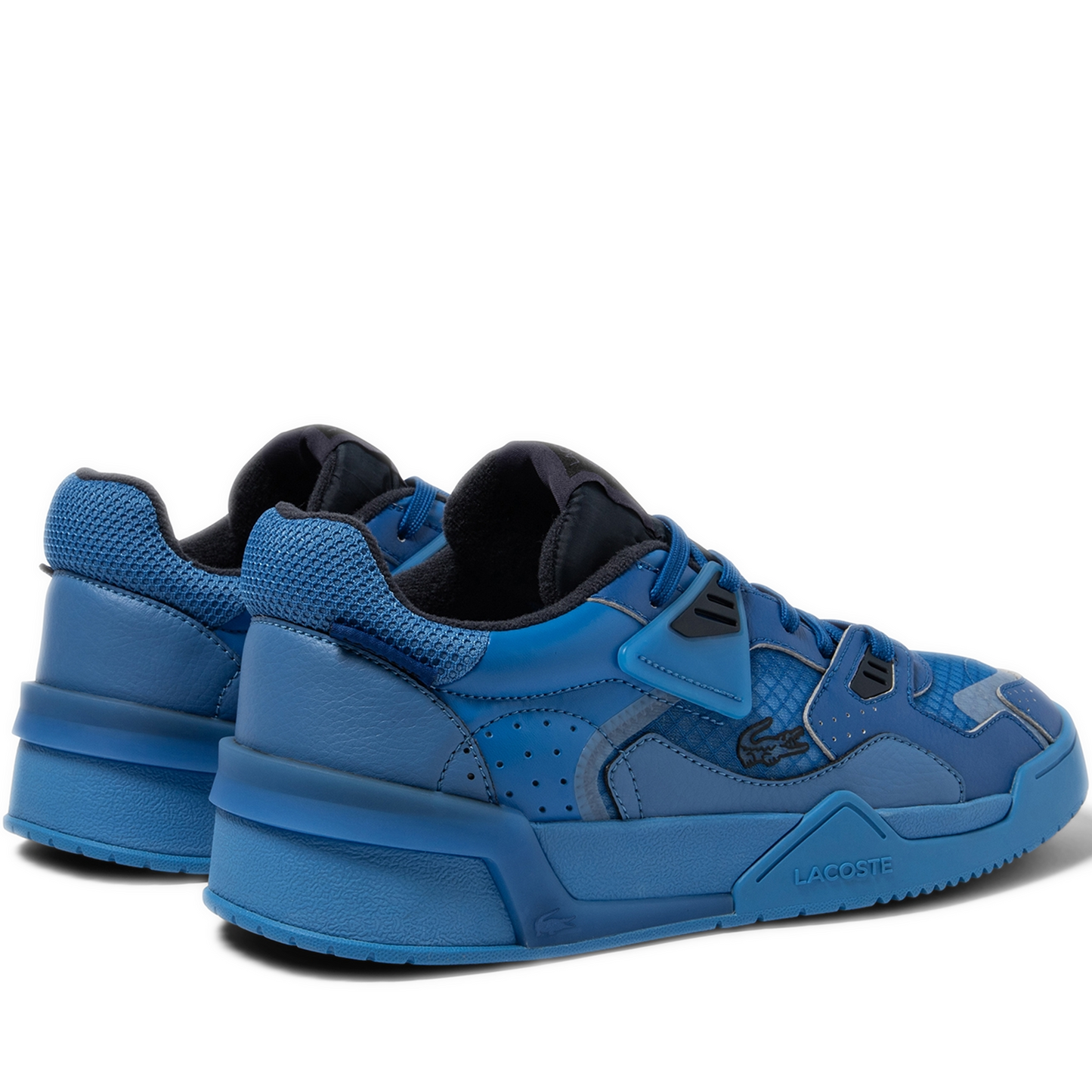 Men's Lacoste LT 125 Leather Sneakers - Blue/ Dark Blue