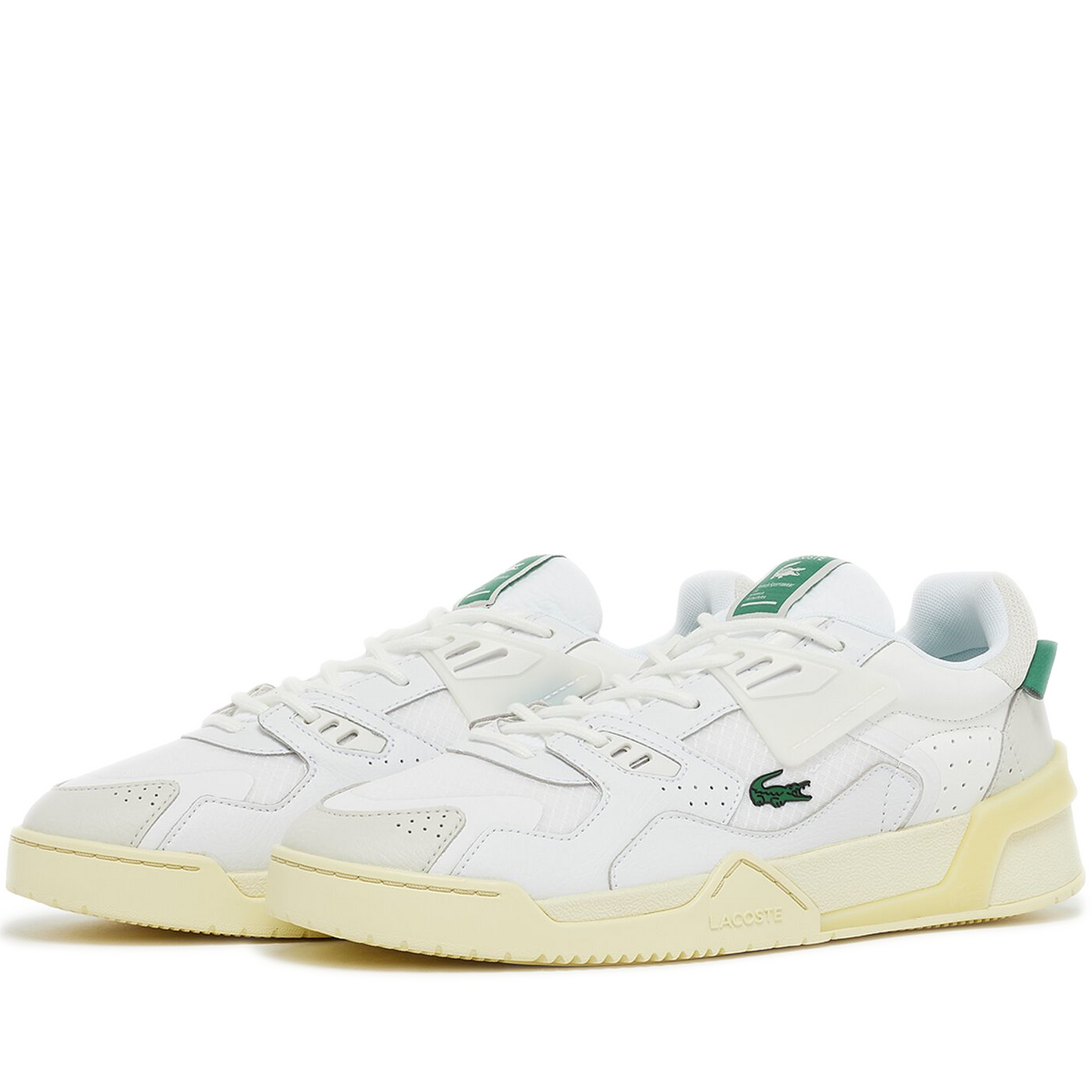 Men's Lacoste LT 125 Sneakers - White/Light Yellow