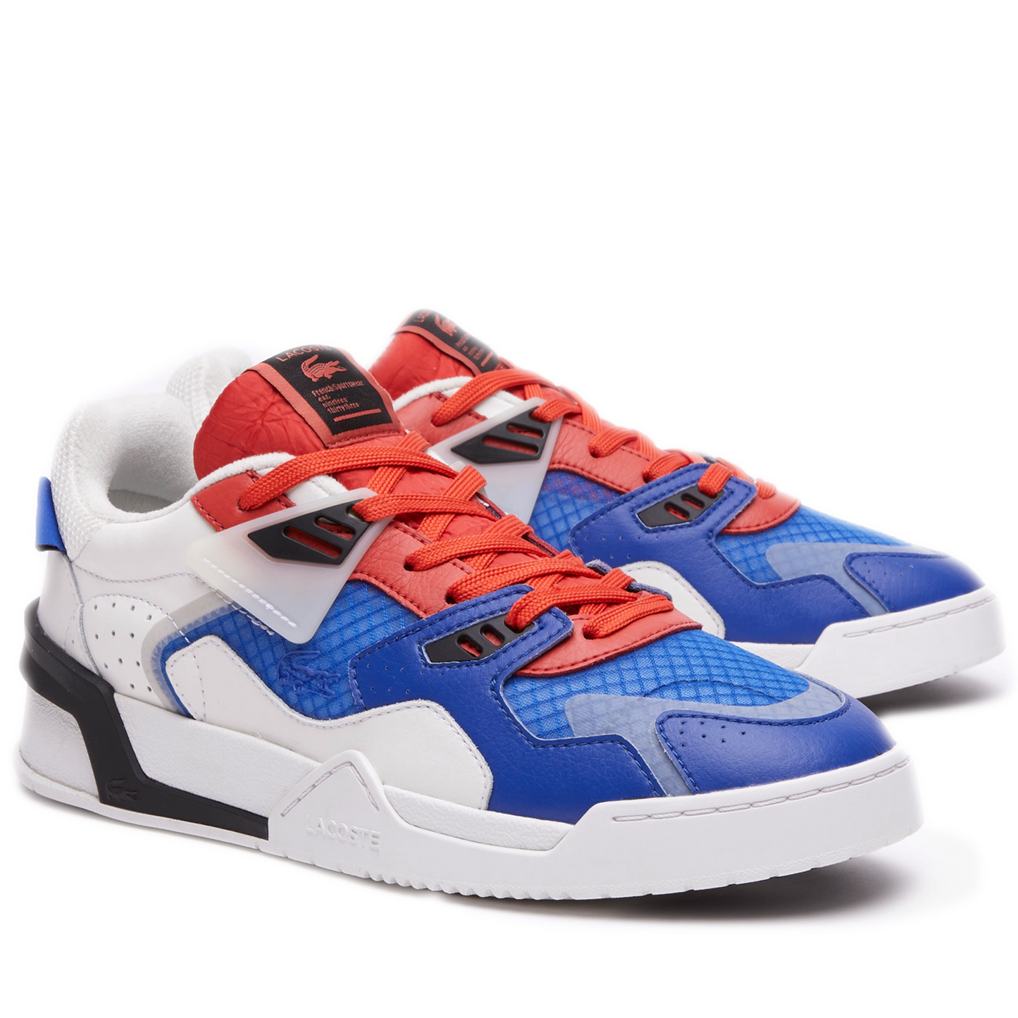 Men's Lacoste LT Court Sneakers - Dark Blue/White