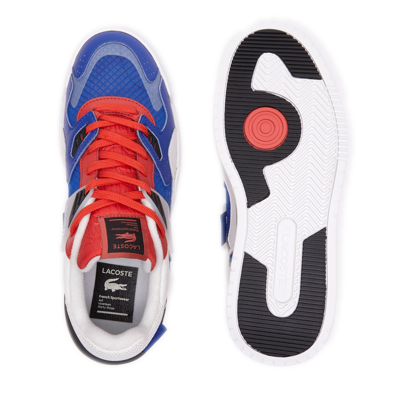 Men's Lacoste LT Court Sneakers - Dark Blue/White