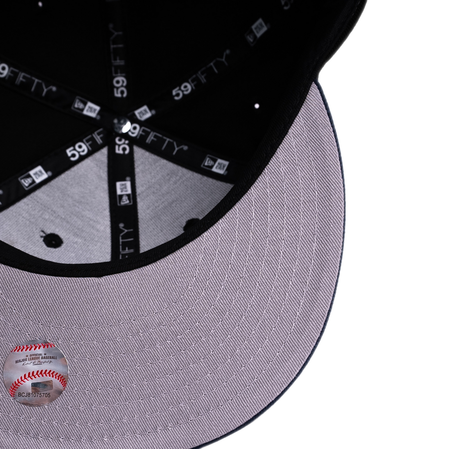 New Era Florida Marlins 59Fifty Fitted Hat - Black/ Blue