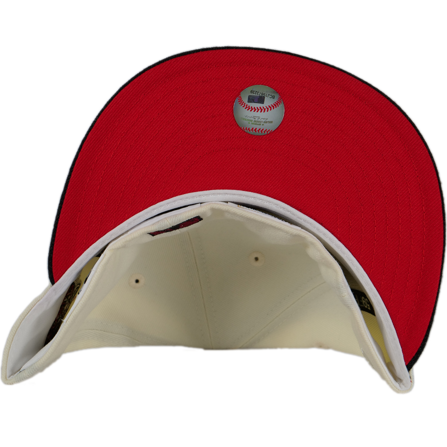 New Era Florida Marlis 59FIFTY Fitted Hat - Cream/ Black/ Red