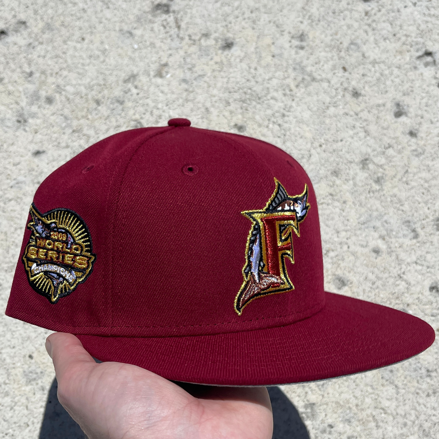 New Era Florida Marlins 59FIFTY Hat - Red