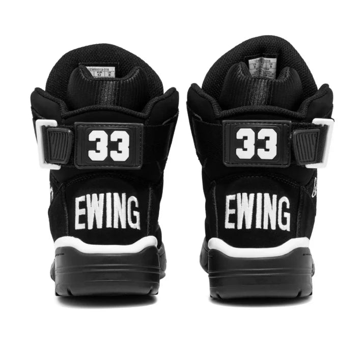 Men's Ewing 33 HI OG - Black Suede / White