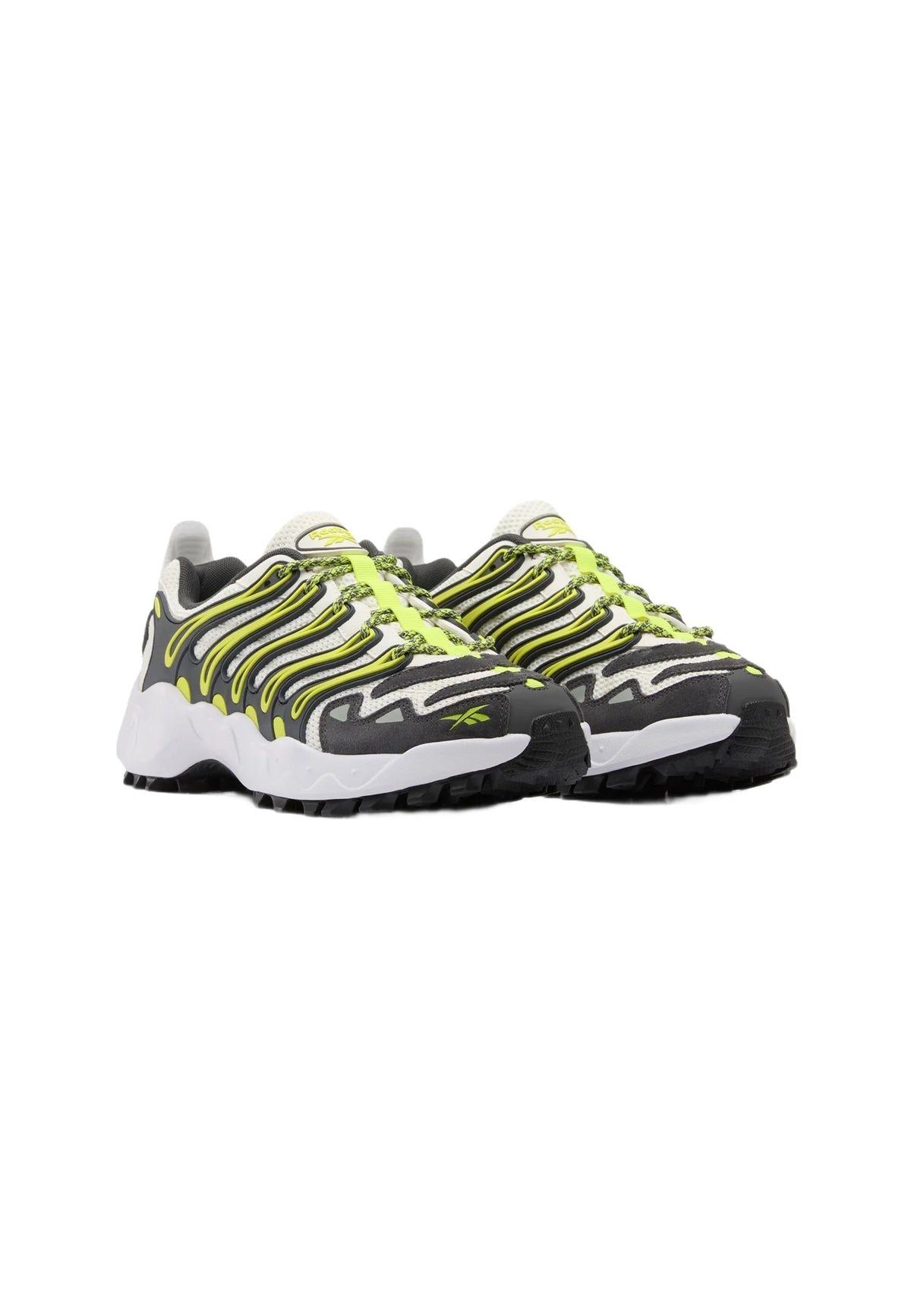 Men's Reebok Trailzillo DMX - Chalk/Almost Black/Acid Yellow