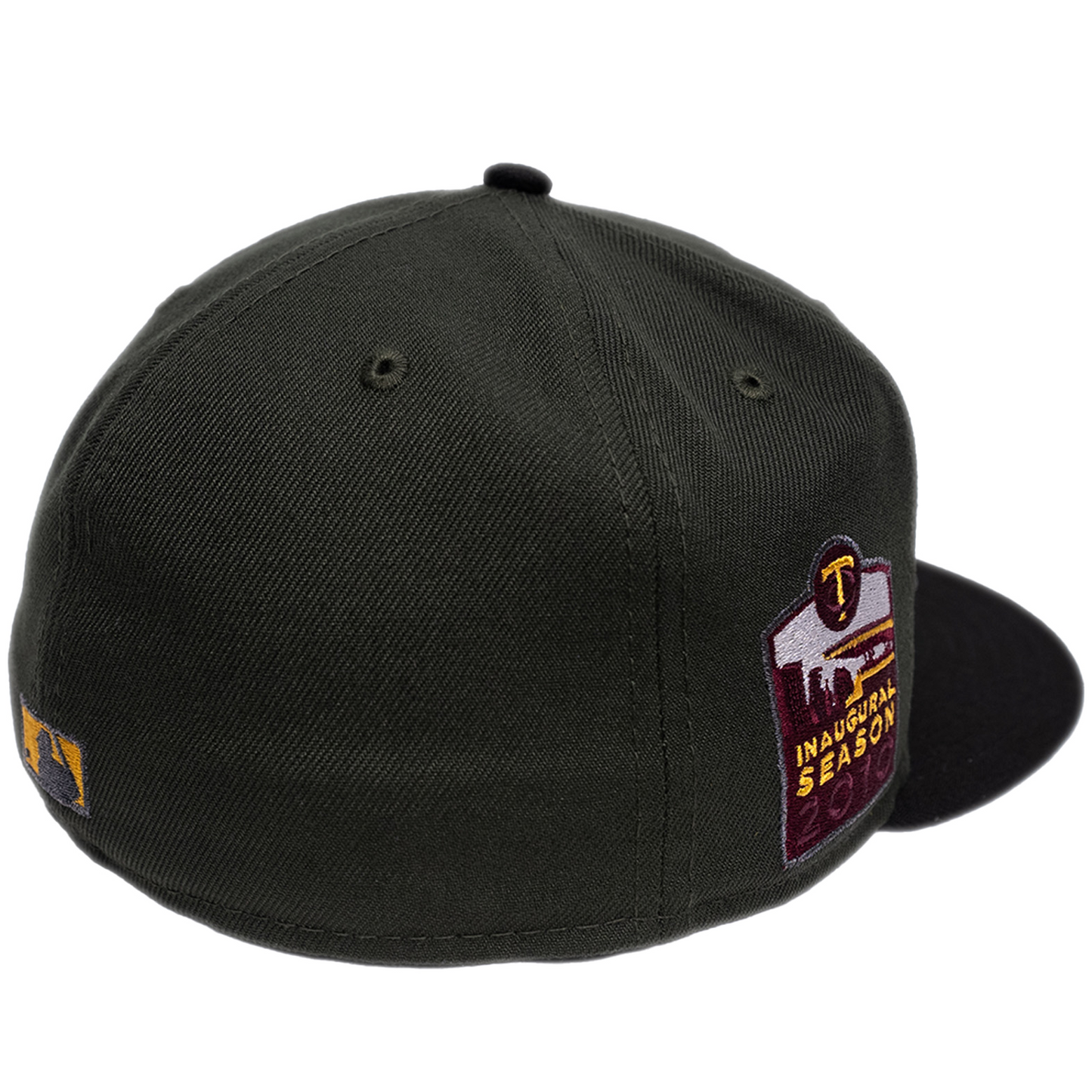 New Era Minnesota Twins 59Fifty Fitted Hat - Dark Sea Weed/ Black