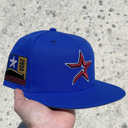 New Era Houston Astros 59Fifty Fitted Hat - Blue/ Red