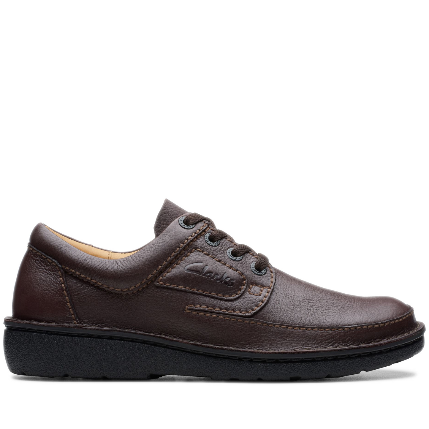 Men's Clarks Nature II - Brown Leather Side
