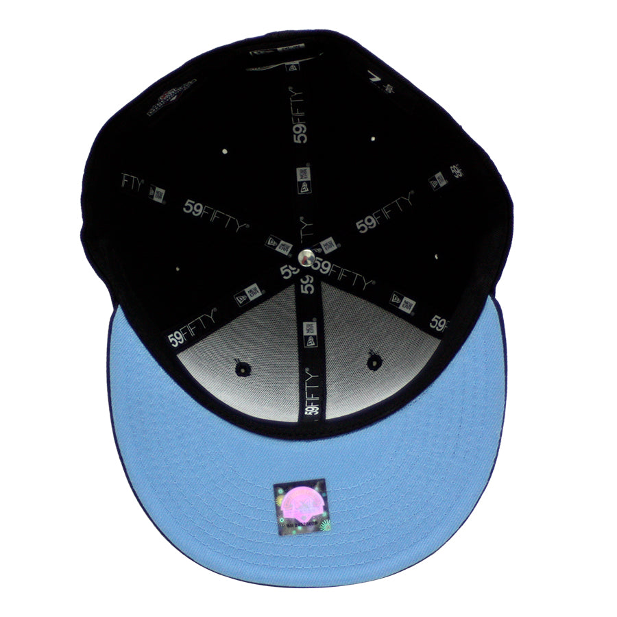 New Era Miami Amigos - 59FIFTY Custom Fitted Hat - Black / Sky Blue