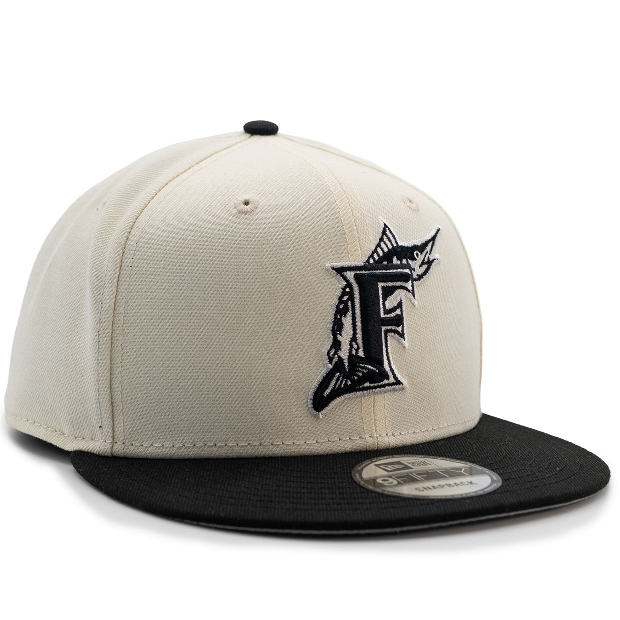 New Era 9FIFTY Miami Marlins - Beige/Black – Cool J