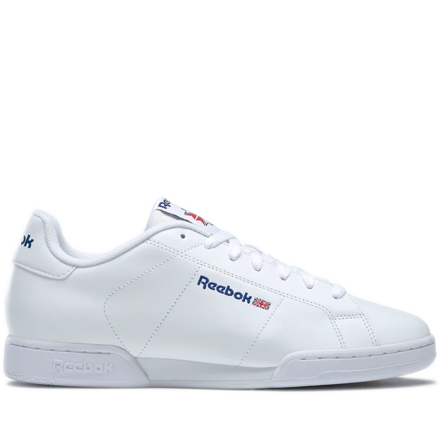 Men's Reebok NPC II Shoes - White/White Side