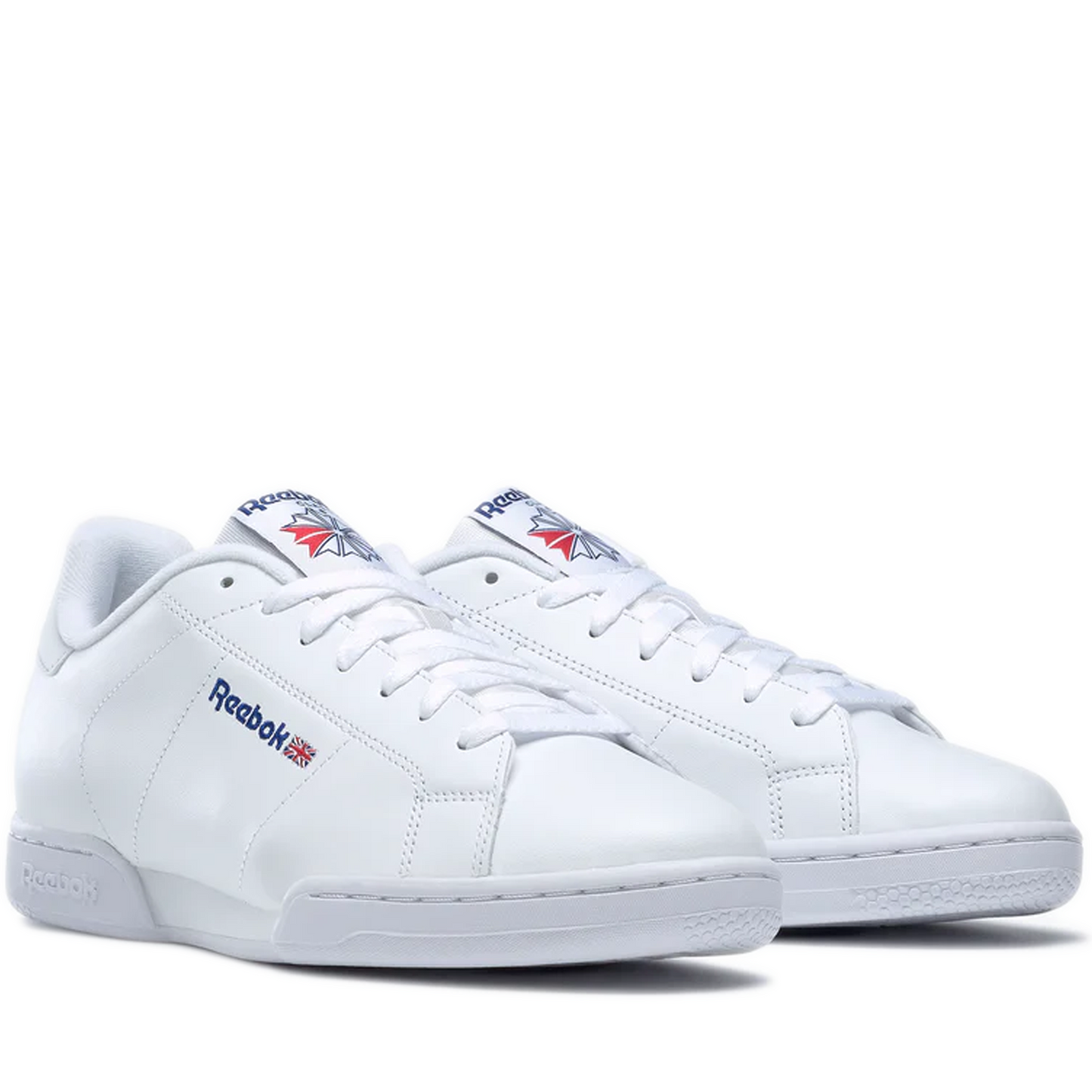 Men's Reebok NPC II Shoes - White/White Front Side