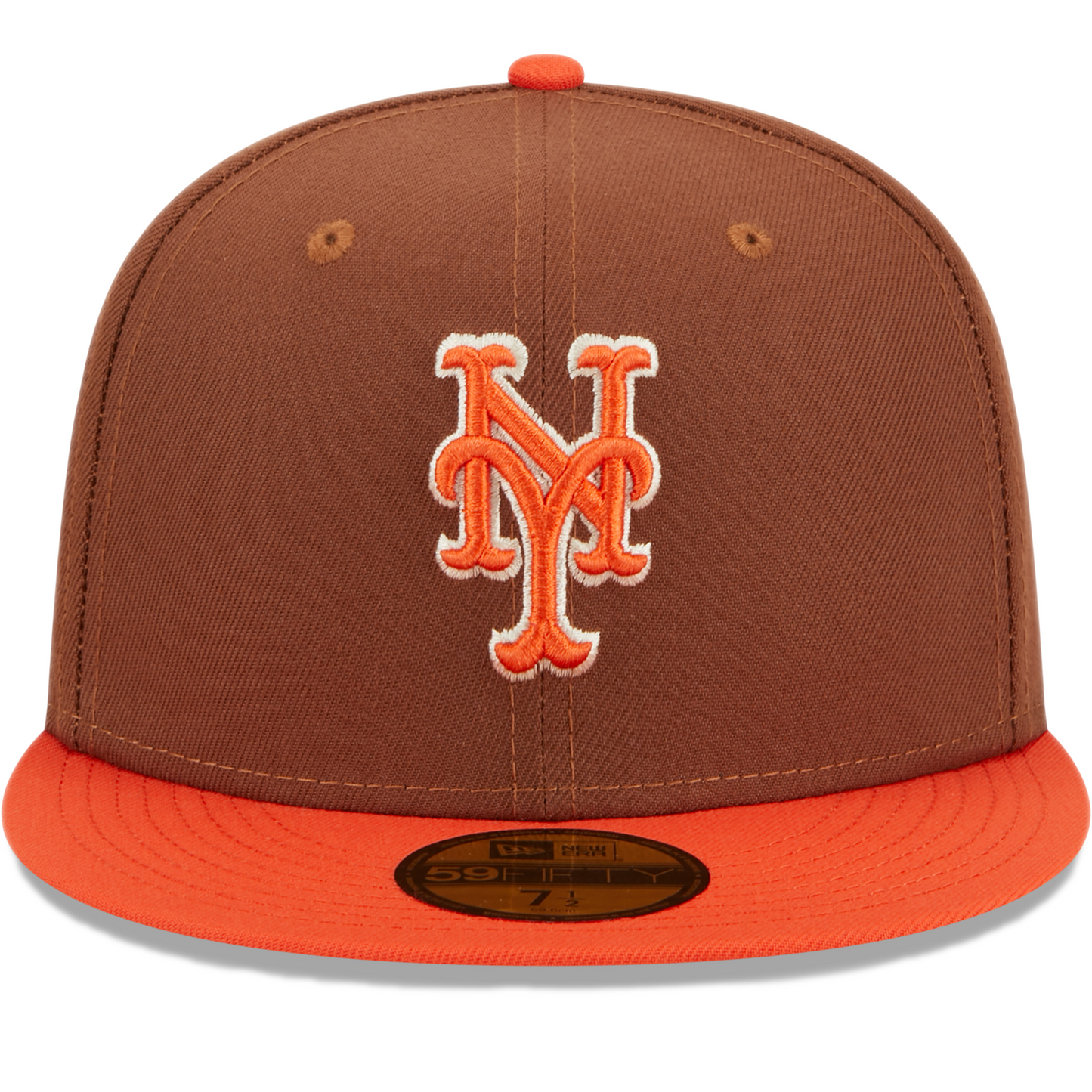 New Era New York Yankees 59FIFTY Fitted Hat - Brown/ Orange