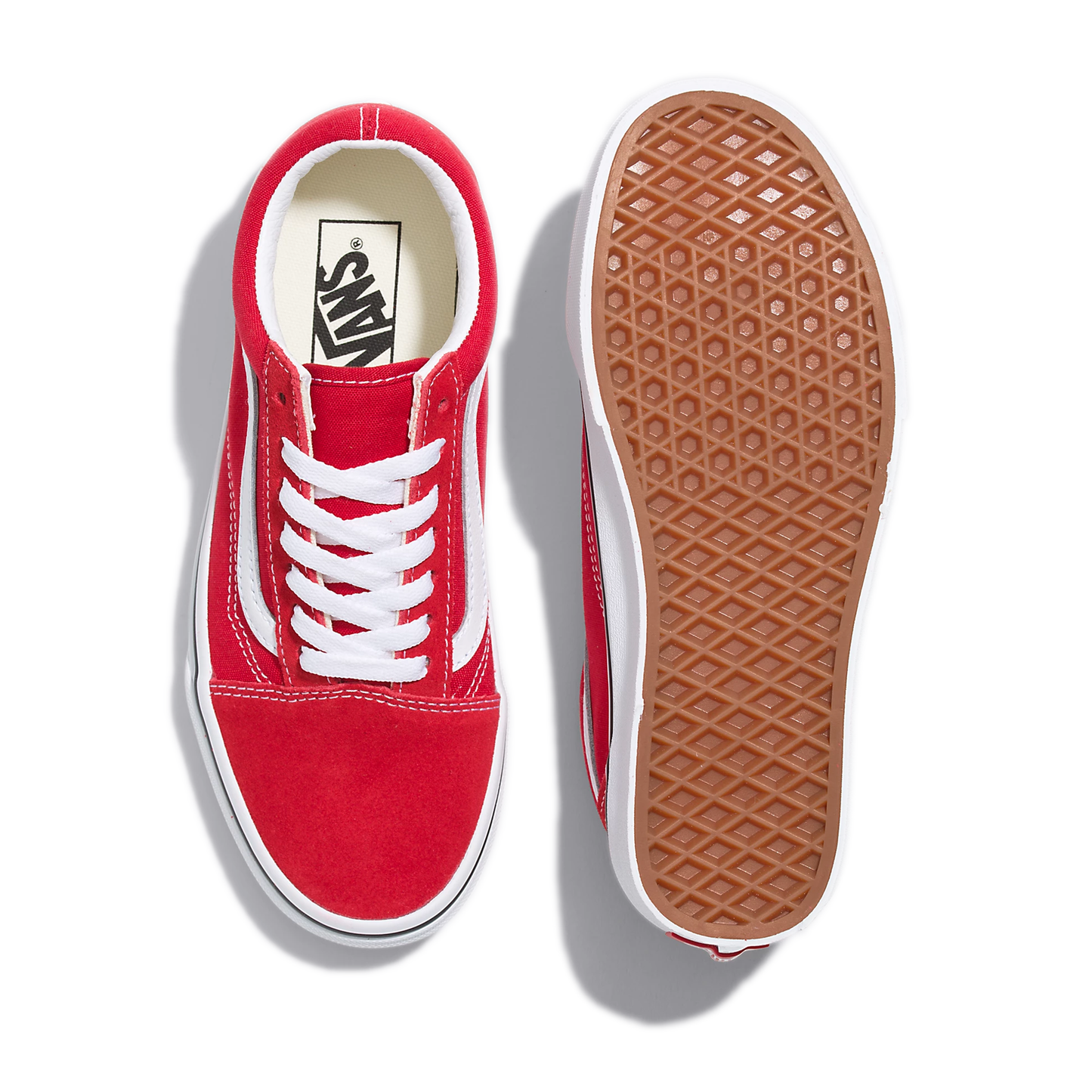 Men's Vans Old Skool - Red/ White