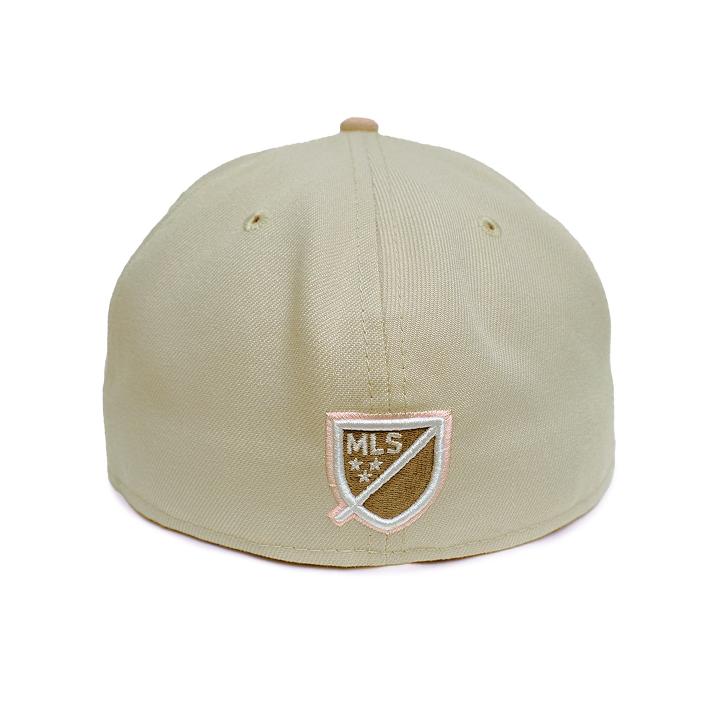 New Era Inter Miami 59Fifty Fitted Hat - Stone / Pink