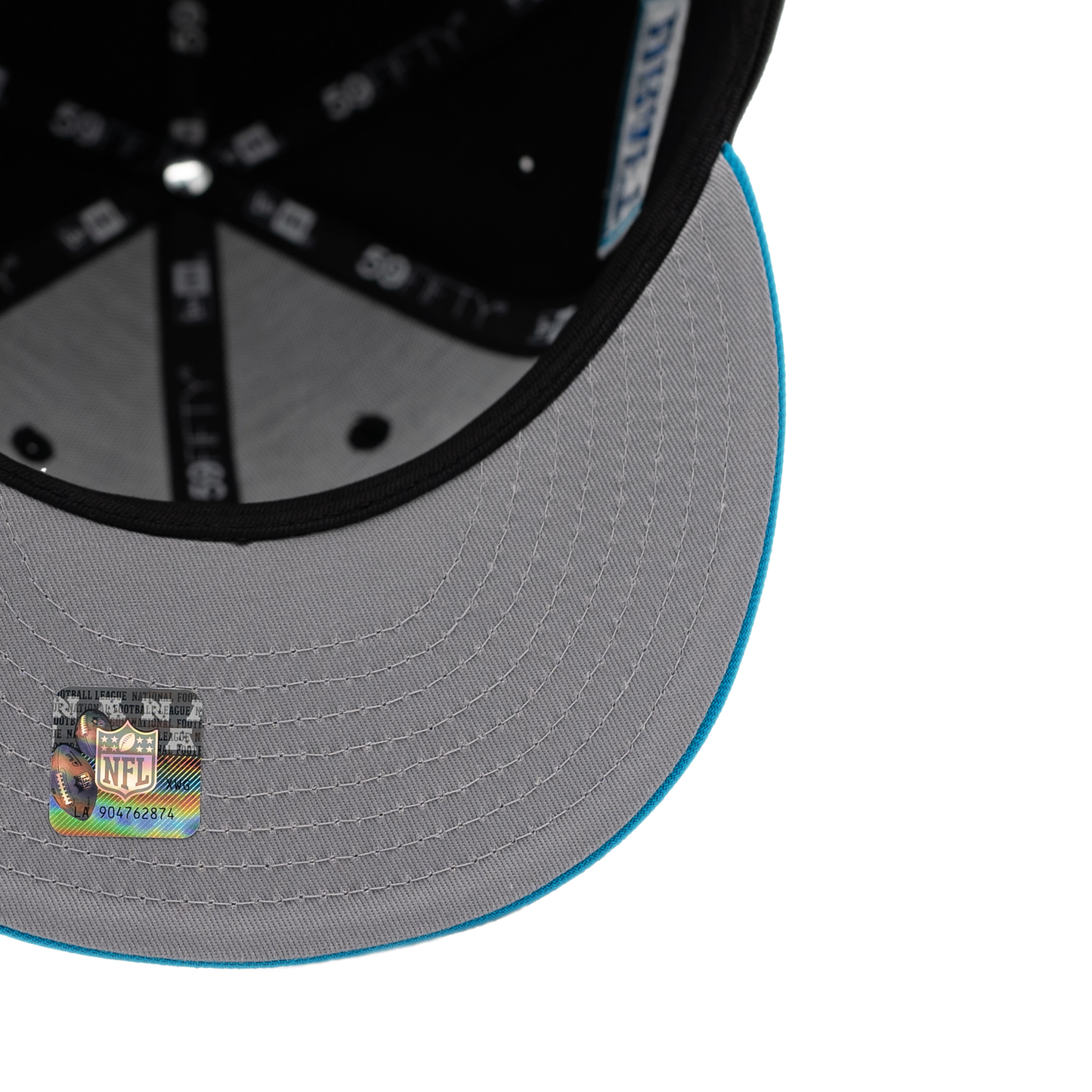 New Era Carolina Panthers 59Fifty Fitted Hat - Black/ Blue