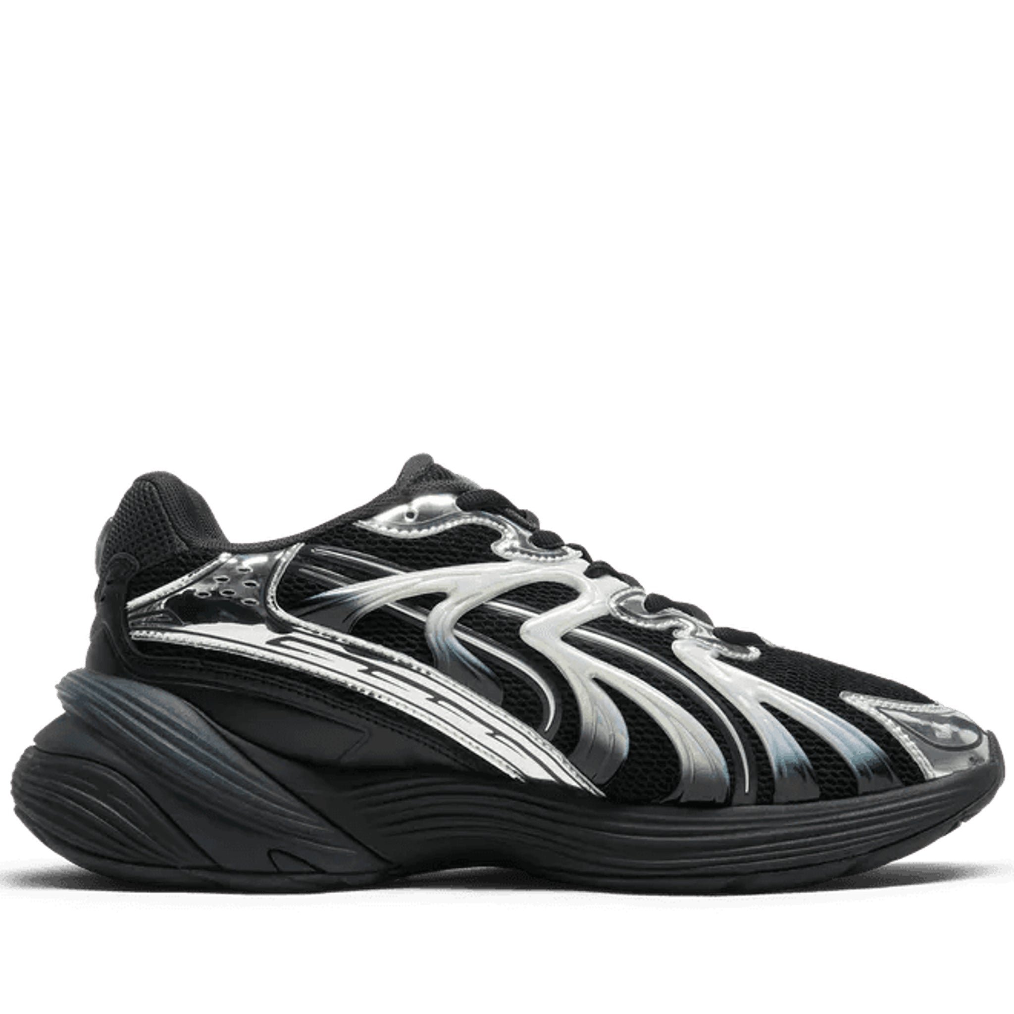 Men's Puma Inverse Chrome - Black/Flat Dark Gray/Silver Men's Puma Inverse Chrome - Black/Flat Dark Gray/Silver