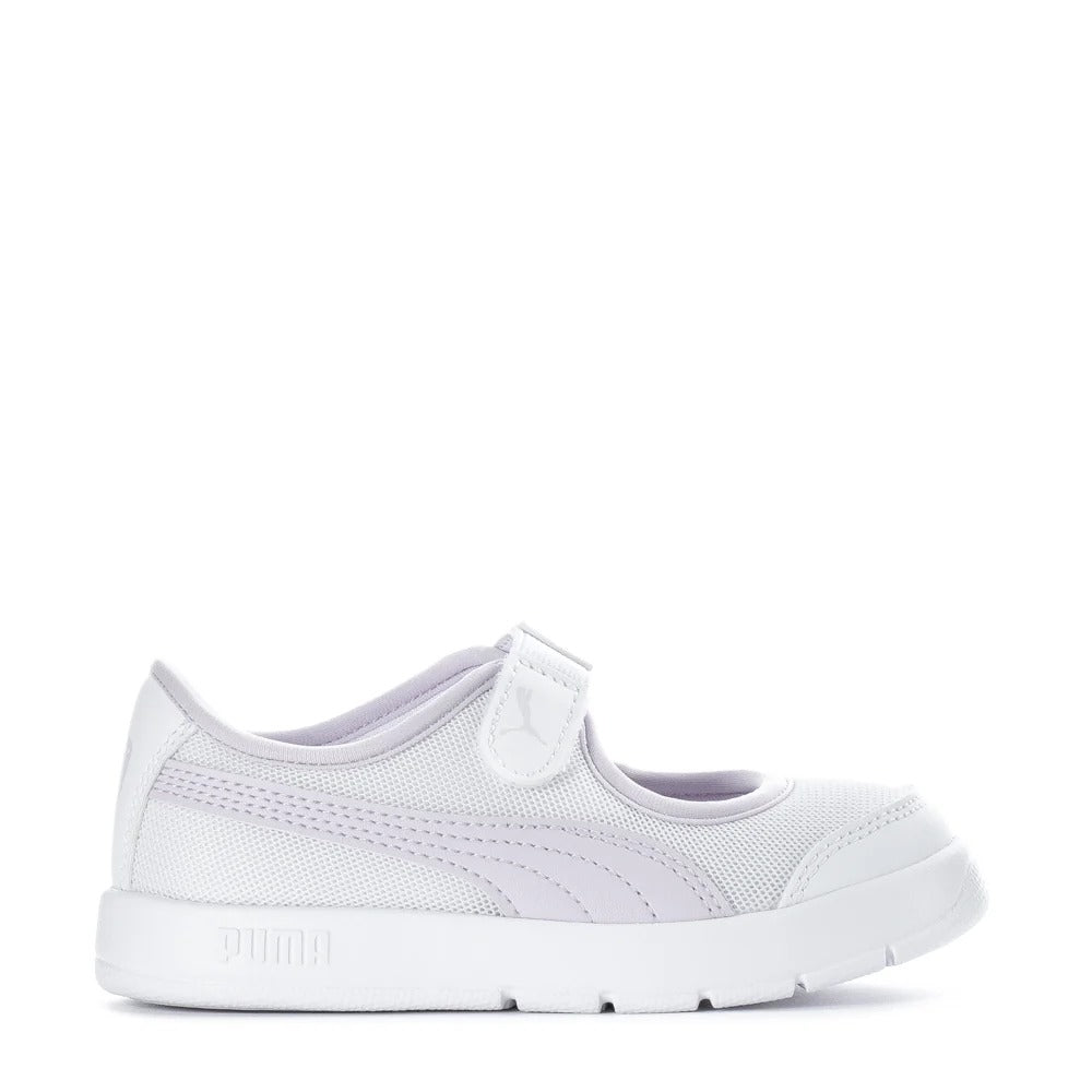 Infant's Puma Courtflex v3 Lina V - White/Lilac