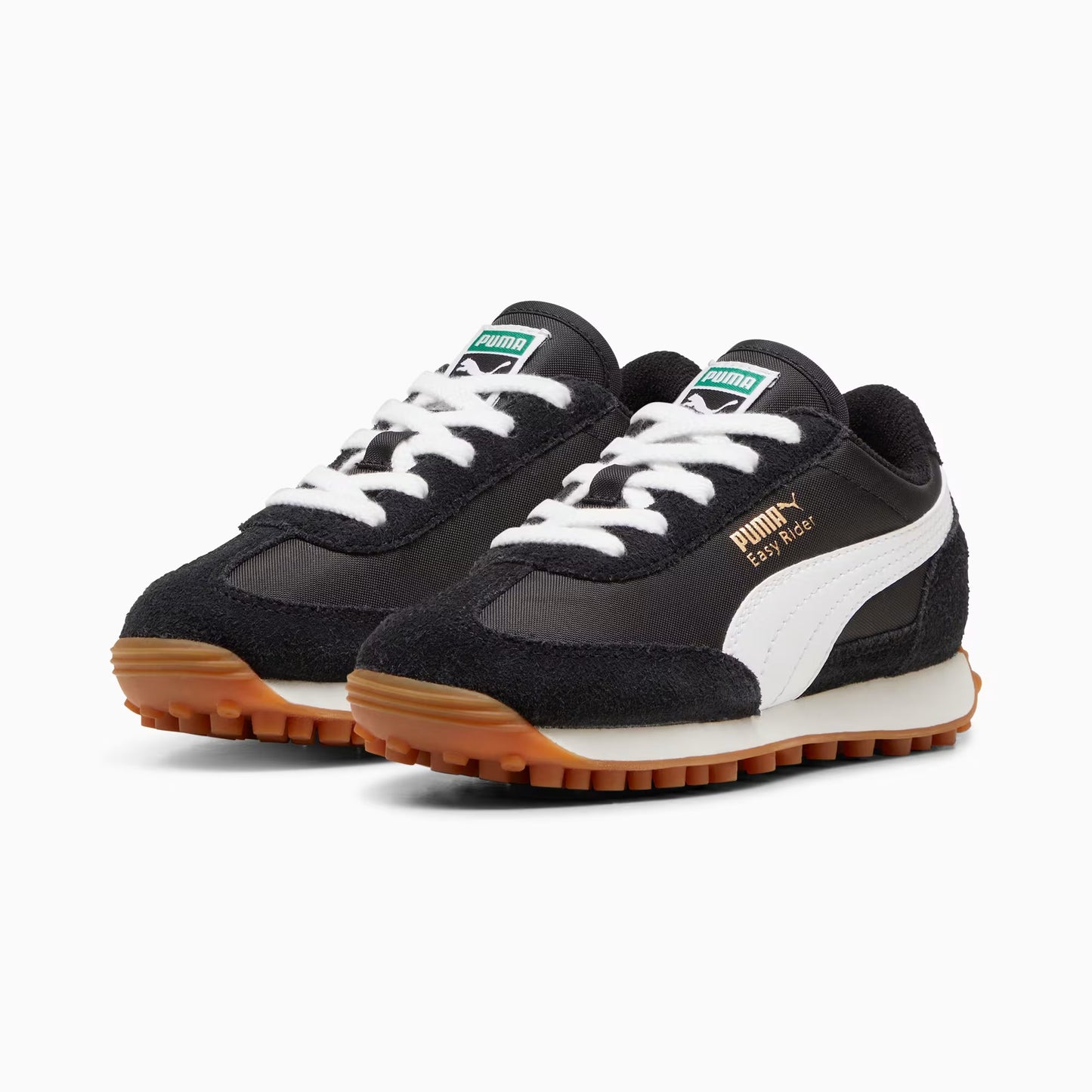 Pre School Puma Easy Rider Vintage - Black/White