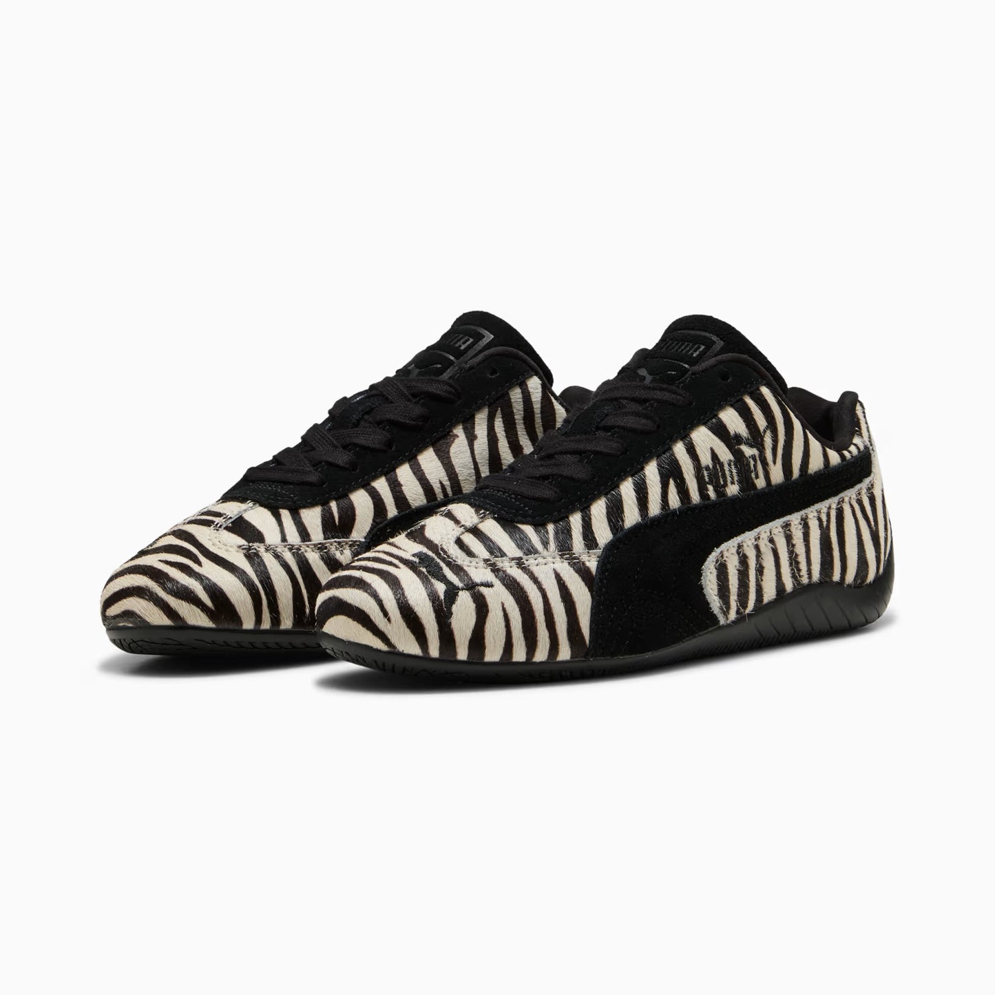 Women's Puma Speedcat Zebra Sneakers - Black/White