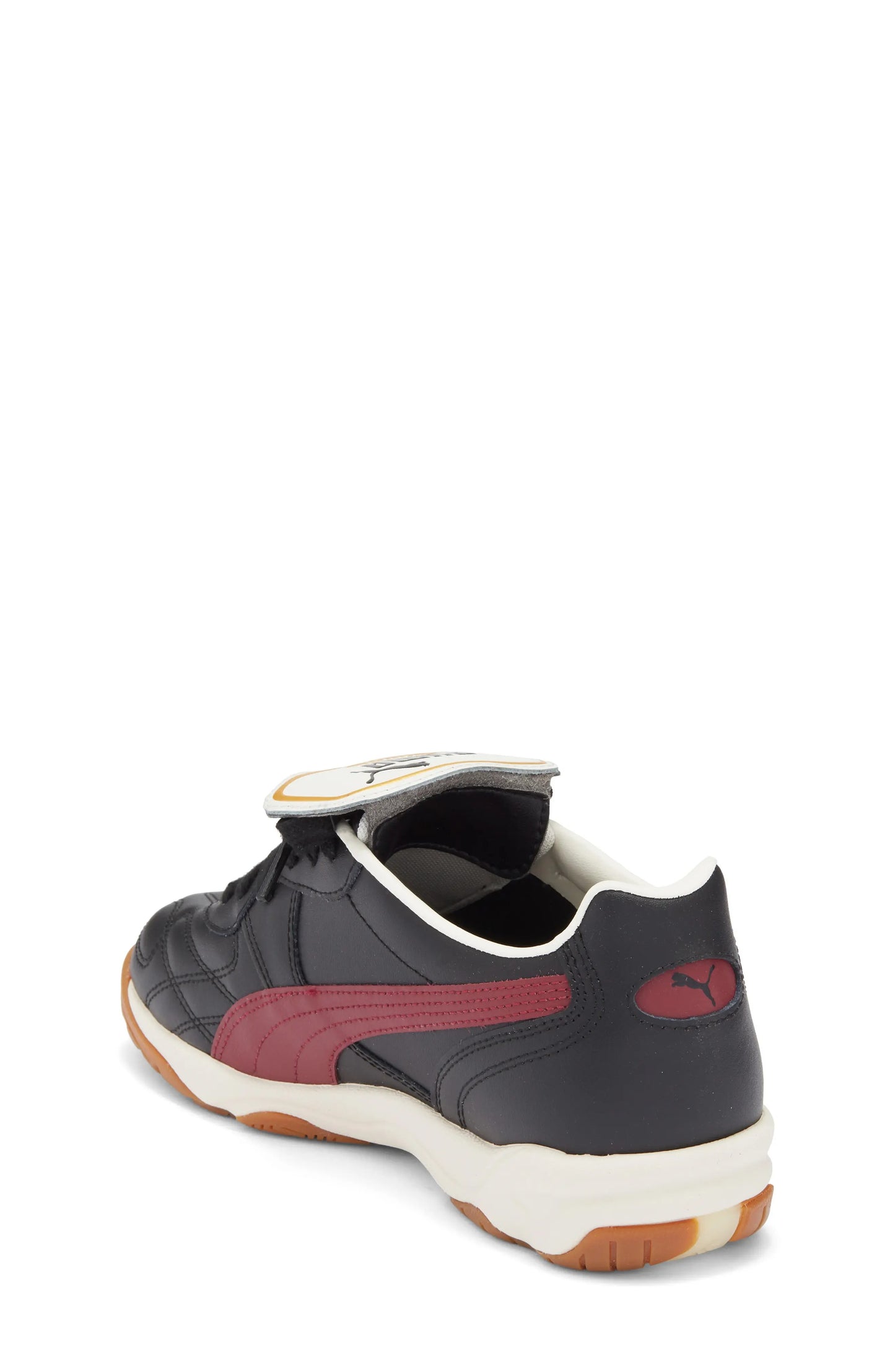 Grade School Puma King Indoor - Black/Team Regal Red