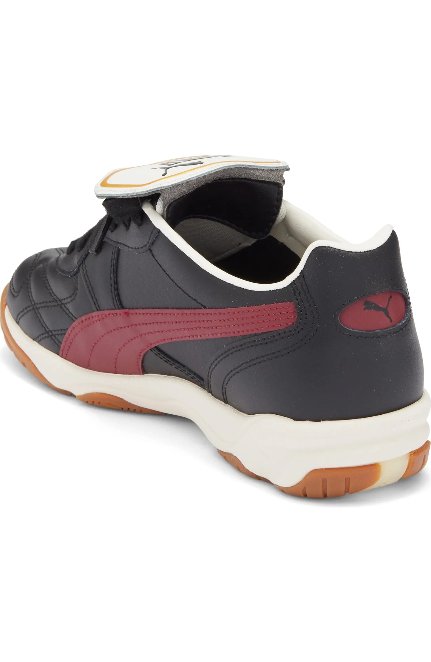 Grade School Puma King Indoor - Black/Team Regal Red