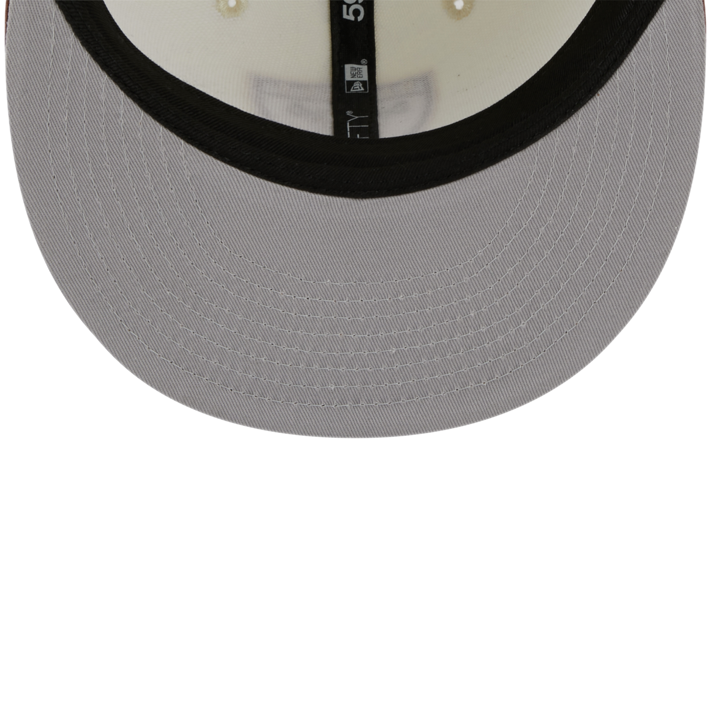 New Era Oakland Raiders City Icon 59FIFTY Fitted Hat - White/ Brown