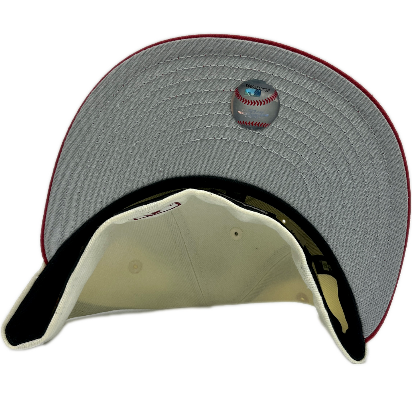 New Era Cincinnati Reds 59FIFTY Fitted Hat - Chrome/ Scarlet