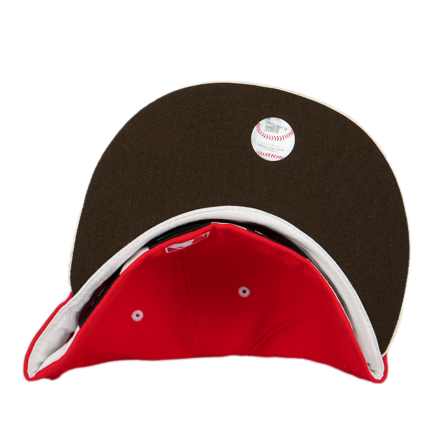 New Era Cincinnati Reds 59Fifty Fitted Hat - Red/ White/ Brown