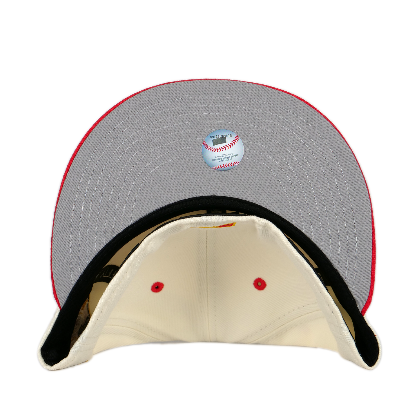 New Era Colorado Rockies 59Fifty Fitted Hat - White/ Red/ Grey/ Yellow