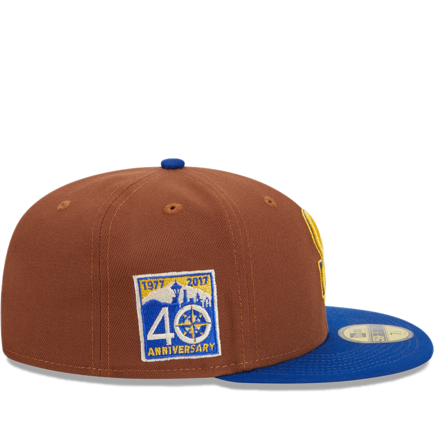 New Era Seattle Mariners 59FIFTY Fitted Hat - Brown/ Blue