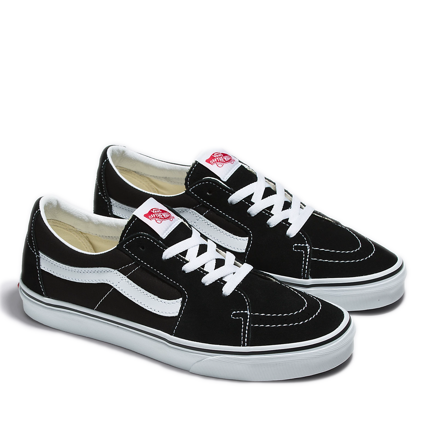 Men's Vans SK8-Low - Black/ White