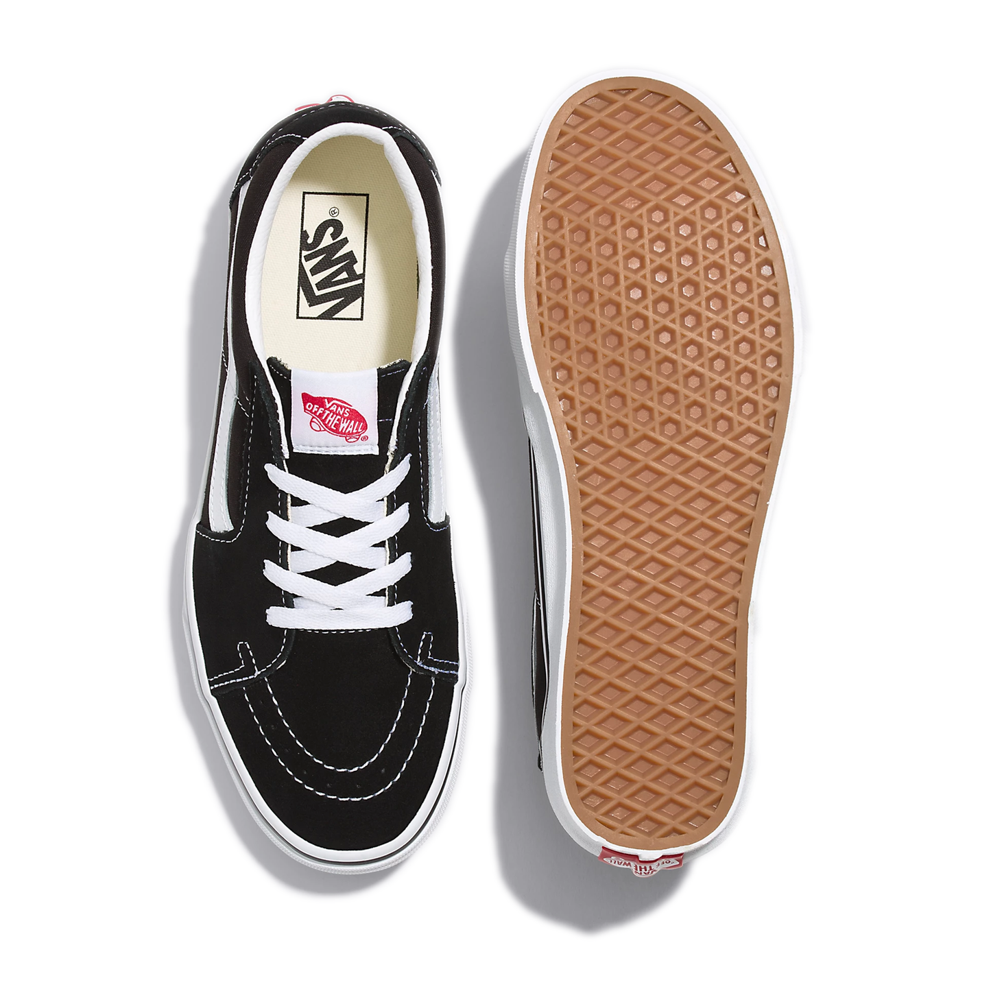Men's Vans SK8-Low - Black/ White