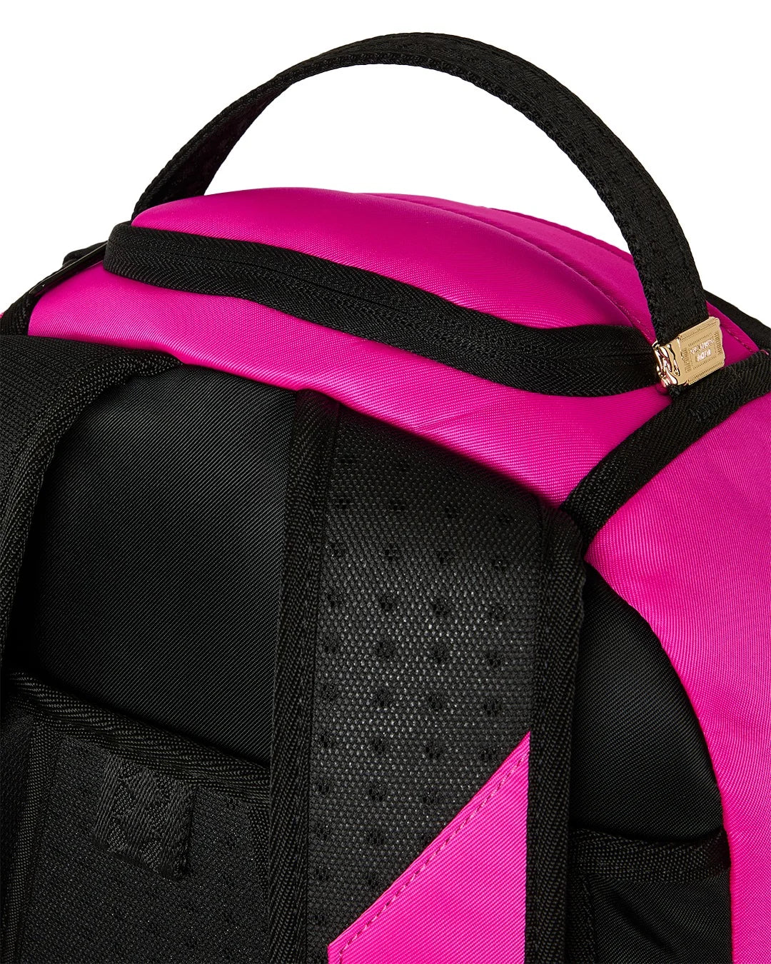 Sprayground Shark Central White Stencil Backpack - Pink