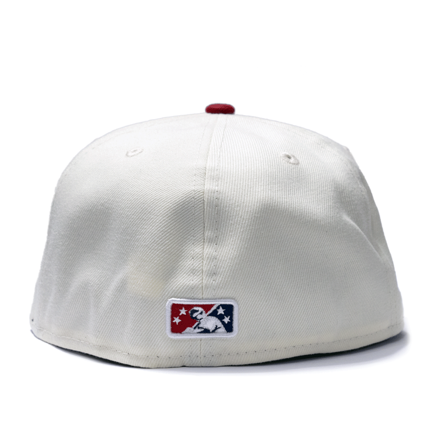 New Era Havana Sugar Kings - 59FIFTY Custom Fitted Hat - Chrome / Scarlet