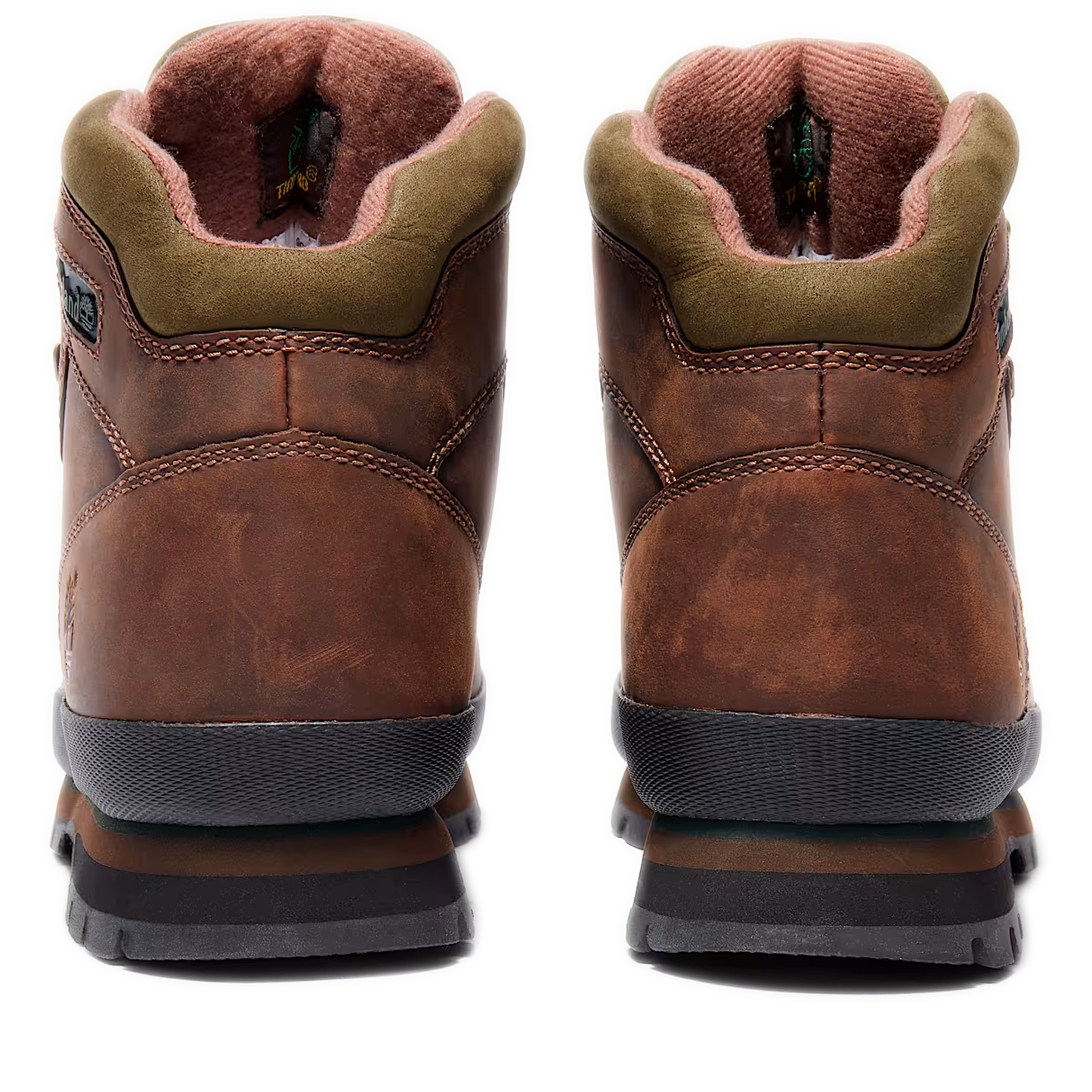 Men's Timberland Euro Hiker Mid Boot - Leather Brown