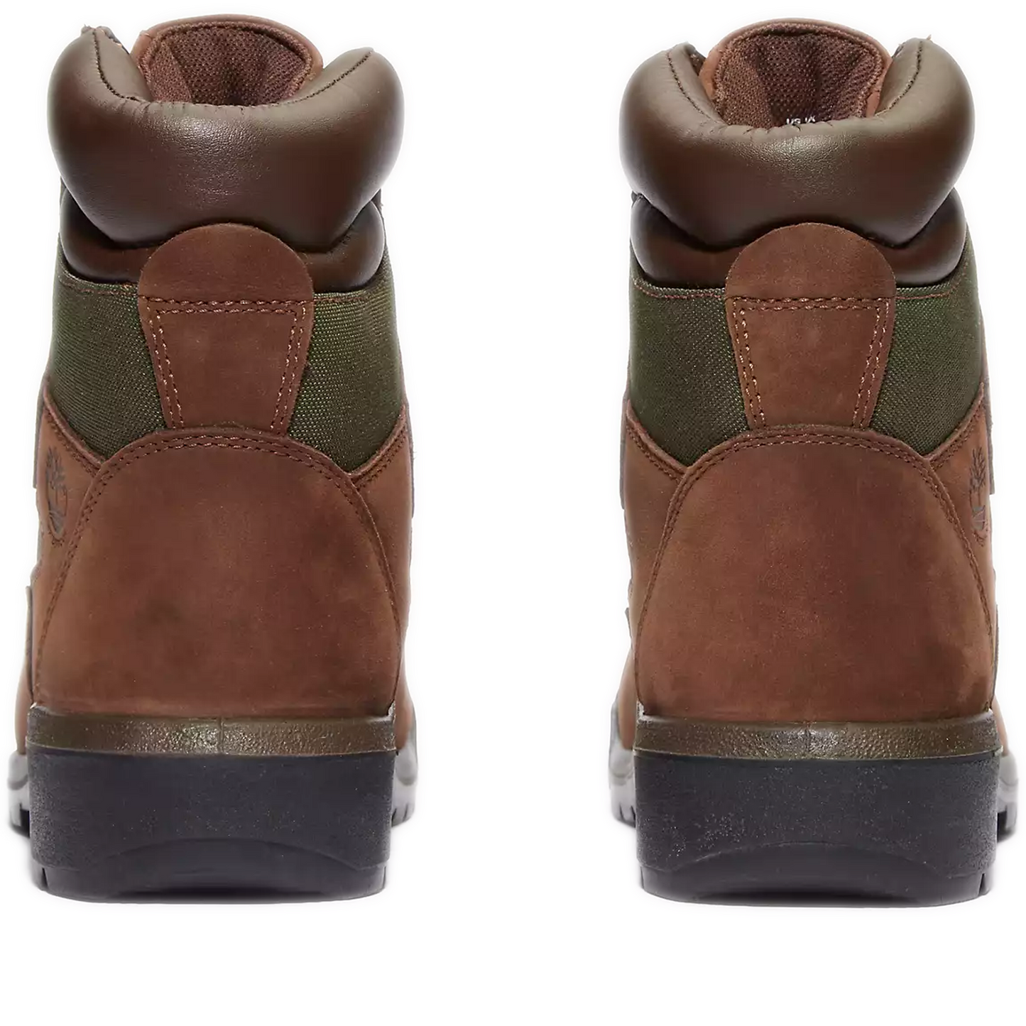 Timberland Waterproof Field Boot Dark Brown Heel View