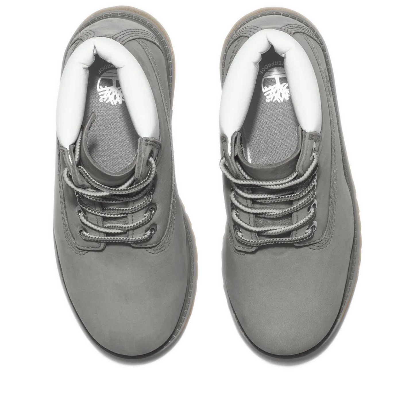 Pre School Timberland Premium 6-Inch Boot - Grey Top View