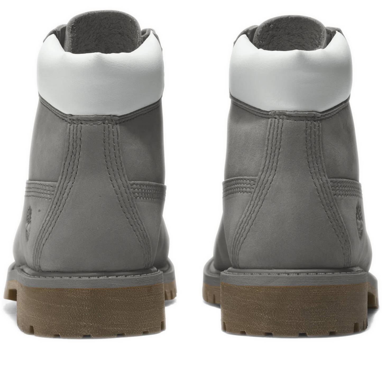 Pre School Timberland Premium 6-Inch Boot - Grey Heel Side